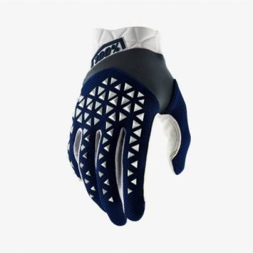 GUANTES 100% AIRMATIC AZUL/BLANCO