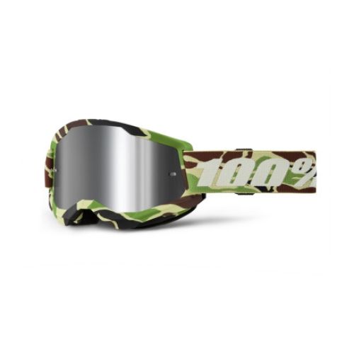 GAFAS 100% STRATA 2 M2 CAMO LENTE PLATA