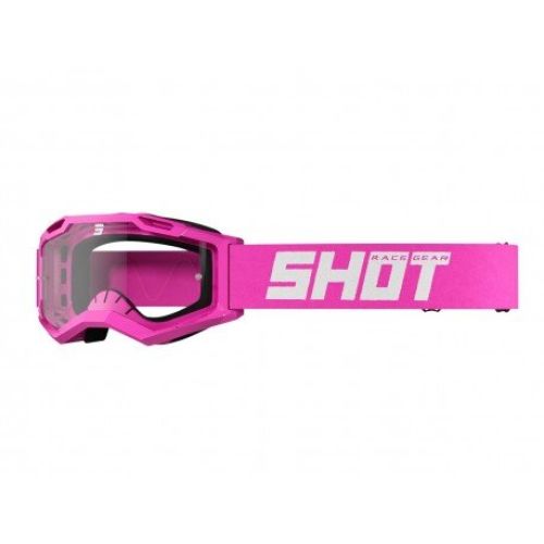 GAFAS SHOT RACEGEAR ASSAULT 2.0 SOLID ROSA BRILLO