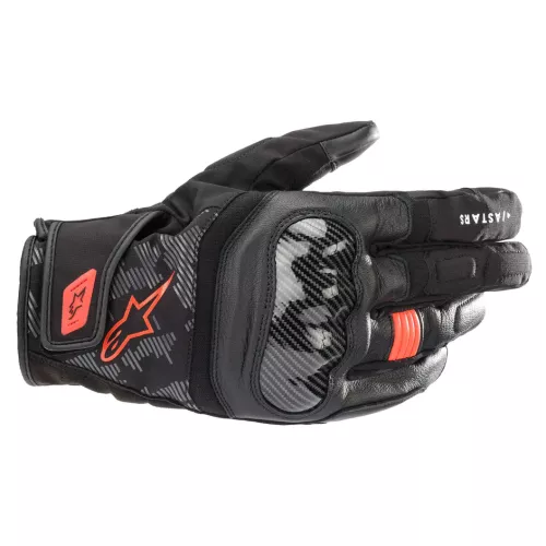 GUANTES ALPINESTARS SMX Z DRYSTAR NEGRO ROJO