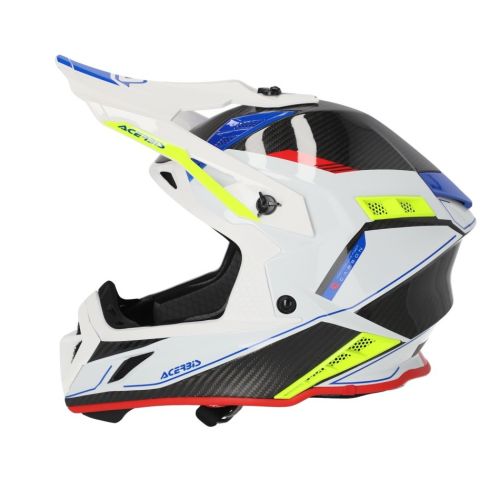 CASCO ACERBIS STEEL CARBON 2206 BLANCO-NEGRO