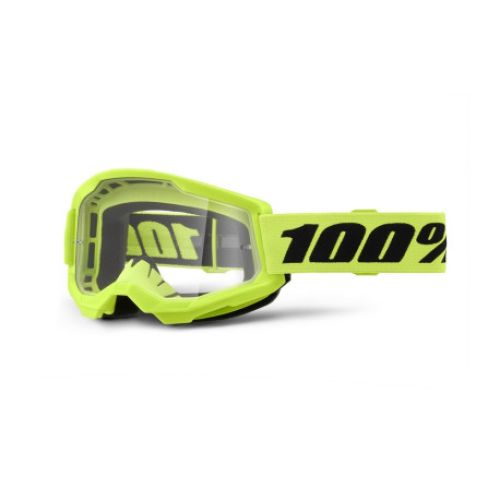 GAFAS 100% STRATA 2 AMARILLO LENTE TRANSPARENTE