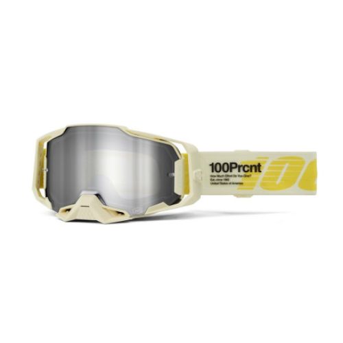 GAFAS 100% ARMEGA BARELY LENTE ESPEJO PLATA