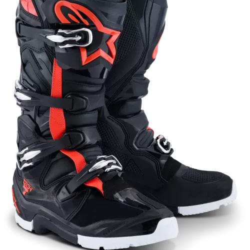 BOTAS ALPINESTARS TECH 7 ENDURO DRYSTAR NEGRO-ROJO 2026
