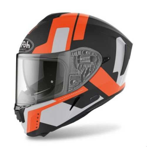 CASCO AIROH SPARK SHOGUN NARANJA MATE