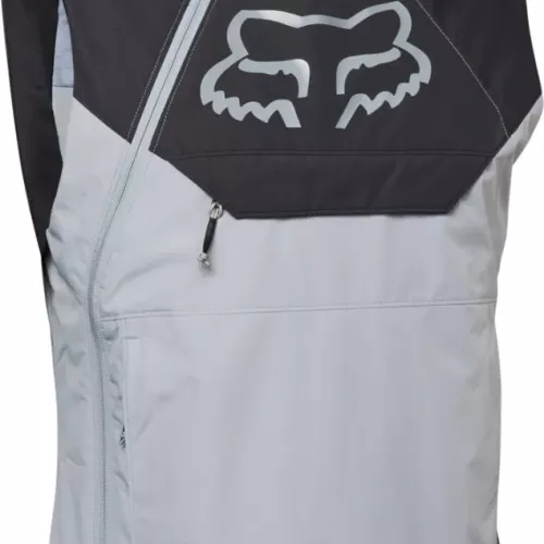 CHALECO CORTAVIENTOS FOX RANGER OFF ROAD NEGRO GRIS