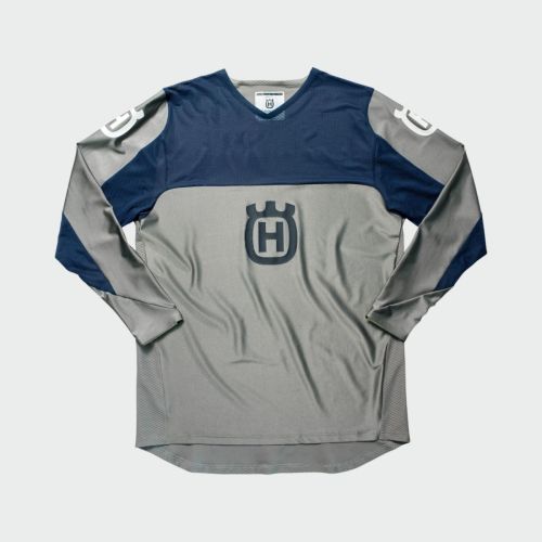 CAMISETA HUSQVARNA RAILED SHIRT GRIS