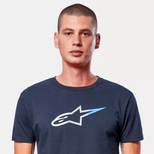 CAMISETA ALPINESTARS AGELESS RAKE AZUL