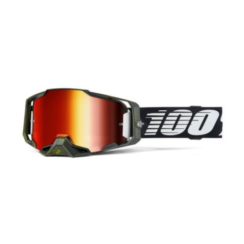 GAFAS 100% ARMEGA SOLEDAD LENTE ESPEJO ROJO
