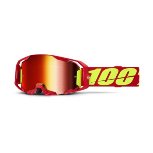 GAFAS 100% ARMATIC ROJO LENTE ESPEJO ROJO