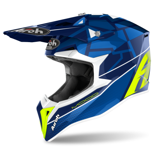 CASCO AIROH WRAAP MOOD AZUL BRILLO