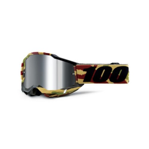 GAFAS 100% ACCURI 2 MISSION LENTE ESPEJO PLATA