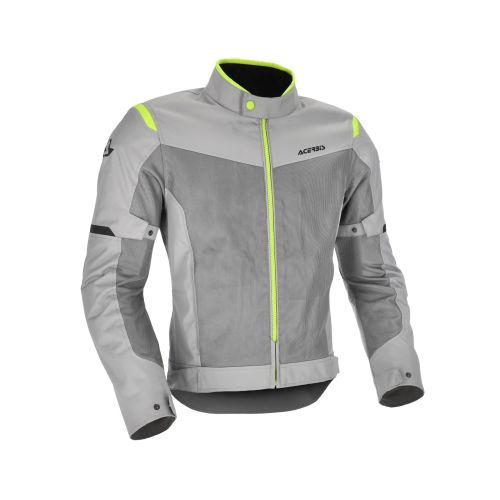 CHAQUETA ACERBIS RAMSEY MY VENTED 2.0 GRIS AMARILLO