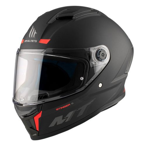 CASCO MT STINGER 2 SOLID NEGRO MATE