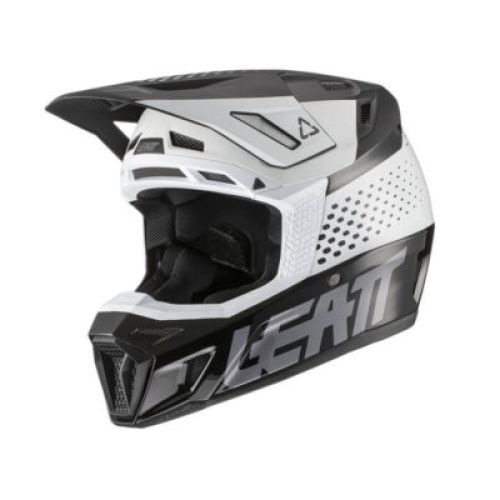 CASCO LEATT KIT 8.5 V22 BLANCO/NEGRO