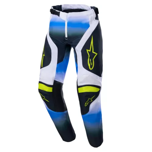 PANTALON ALPINESTARS YOUTH RACER PUSH AZUL BLANCO