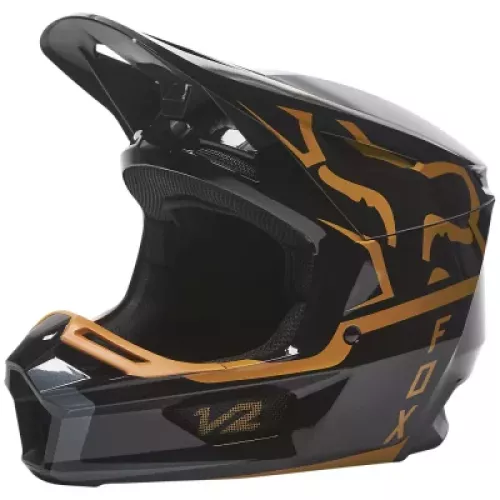 CASCO FOX V2 MERZ NEGRO/ORO