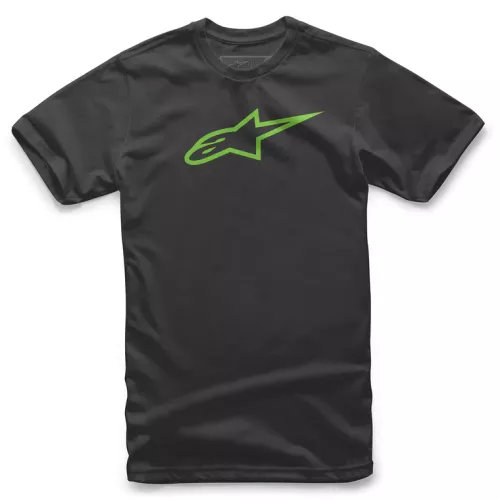 CAMISETA ALPINESTARS AGELESS CLASSIC TEE NEGRO/VERDE