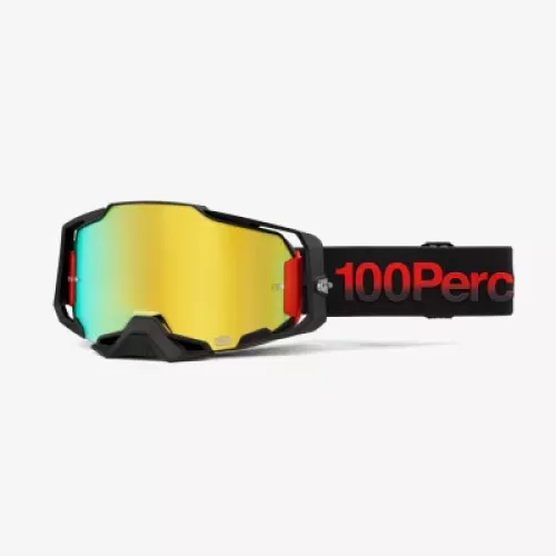 GAFAS 100% ARMEGA TZAR LENTE ESPEJO ORO