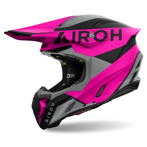 CASCO AIROH TWIST 3.0 KING ROSA MATE