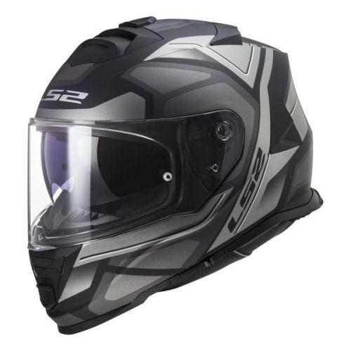 CASCO LS2 FF800 STORM II FASTER TITANIO MATE