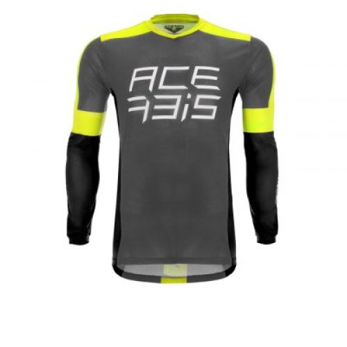 CAMISETA ACERBIS MX J-TRACK TWO NEGRO/AMARILLO