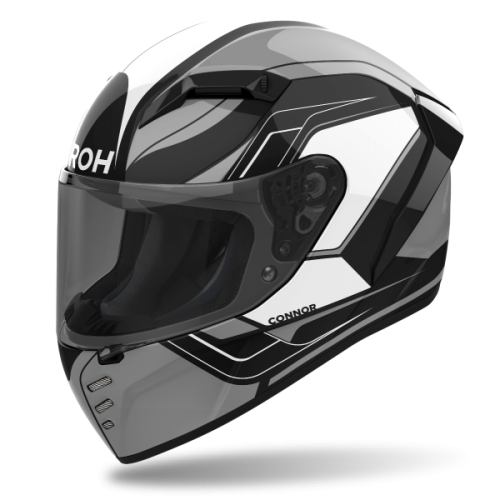 CASCO AIROH CONNOR DUNK NEGRO BRILLO