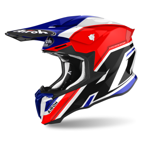 CASCO AIROH TWIST 2.0 SHAKEN AZUL BRILLO
