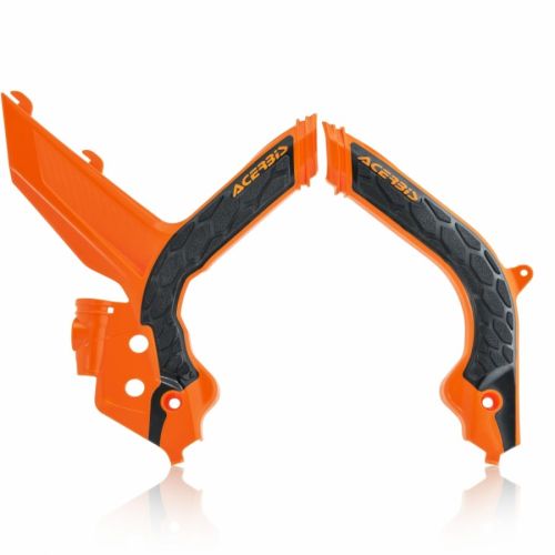 PROTECTOR CHASIS ACERBIS KTM EXC/EXC-F 20 NARANJA NEGRO