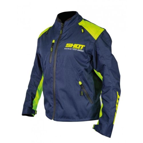CHAQUETA SHOT CONTACT AZUL AMARILLO FLUOR