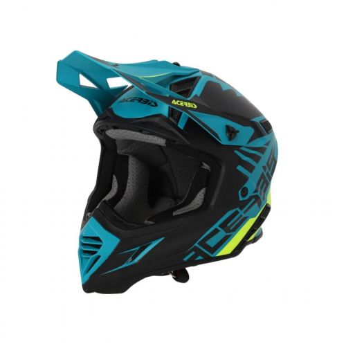 CASCO ACERBIS X-TRACK 22-06 NEGRO/VERDE