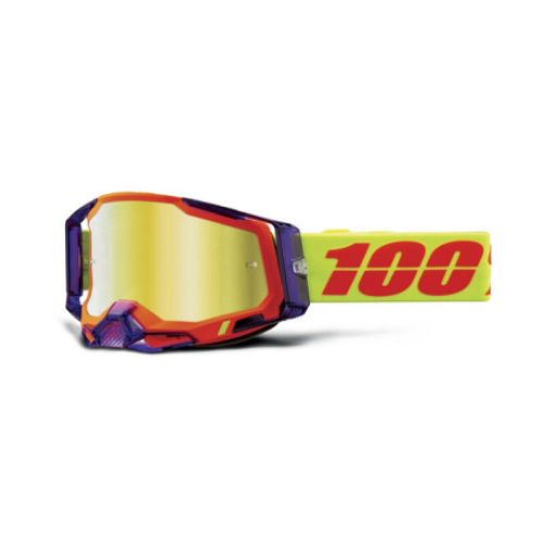 GAFAS 100% RACECRAFT 2 PANAM LENTE ESPEJO ORO