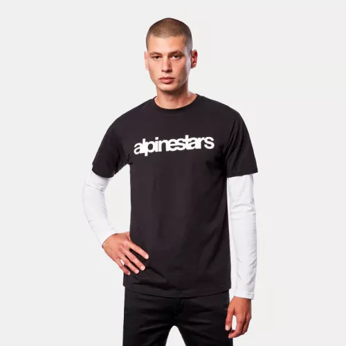 CAMISETA ALPINESTARS STACK LS KNIT NEGRA
