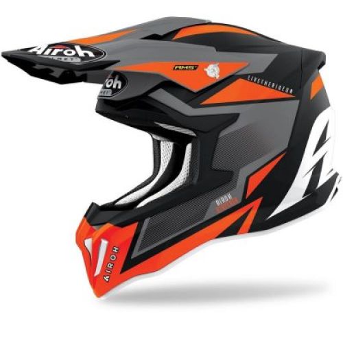 CASCO AIROH STRYCKER AXE NARANJA MATE