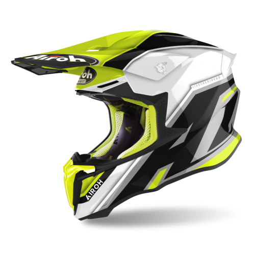 CASCO AIROH TWIST 2.0 SHAKEN AMARILLO BRILLO