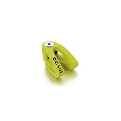 CANDADO DISCO ZOVII ZV6 AMARILLO FLUOR