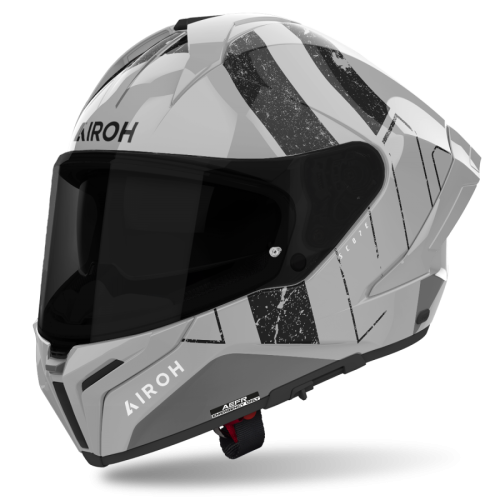 CASCO AIROH MATRYX SCOPE GRIS BRILLO