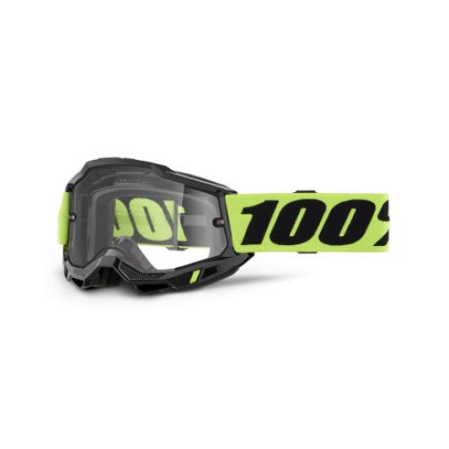 GAFAS 100% ACCURI 2 M2 ENDURO AMARILLO LENTE TRANSPARENTE