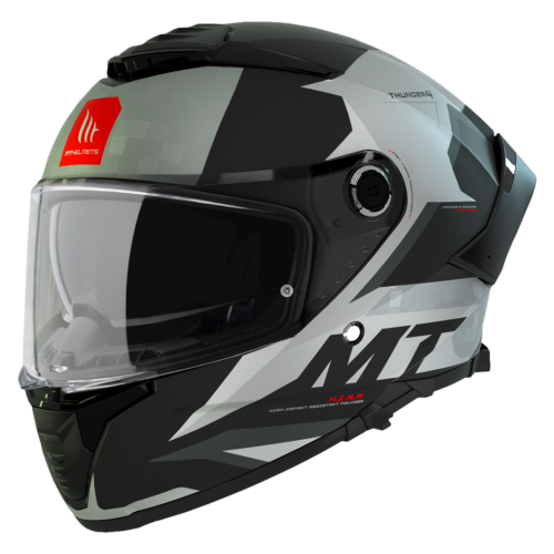 CASCO MT THUNDER 4 SV EXEO TITANIO PERLA BRILLO