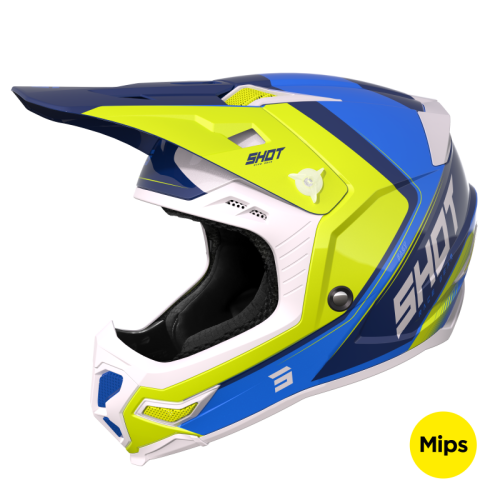 CASCO SHOT CORE FAST AZUL PERLADO