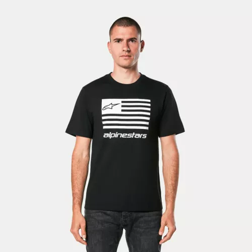 CAMISETA ALPINESTARS FLAG CSF NEGRO