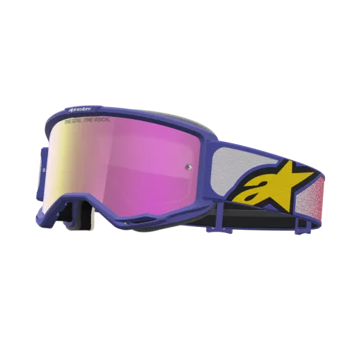 GAFAS ALPINESTARS VISION 5 DRAG MORADO ESPEJO ROSA