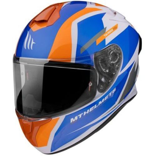 CASCO MT TARGO PRO AZUL/NARANJA/BLANCO