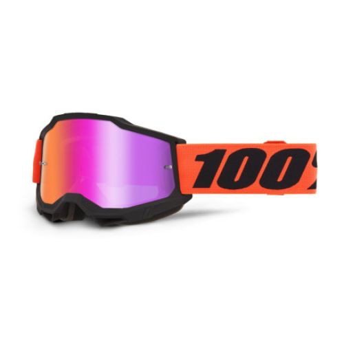 GAFAS 100% ACCURI 2 M2 FERRAN LENTE ESPEJO ROJO